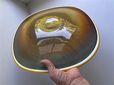 Unusual Art Glass Charger Circa 1960s For Sale At 1stdibs