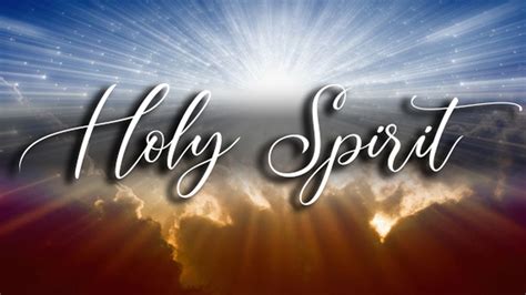 Holy Spirit In The Old Testament Youtube