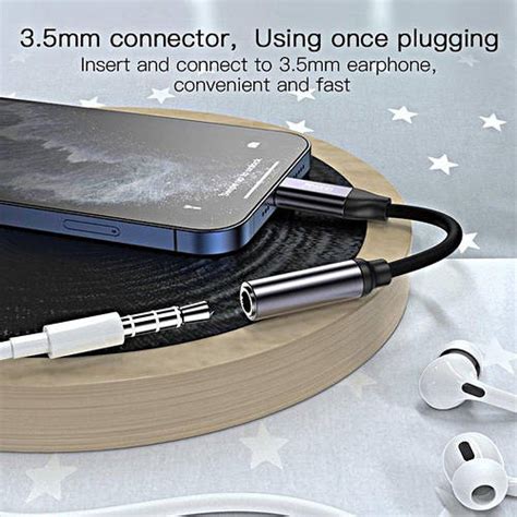 Переходник Для Наушников Lightning Apple на 3.5mm jack Адаптер для ...
