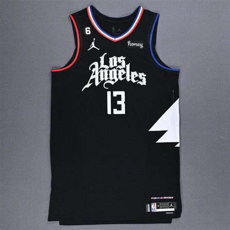 Paul George Los Angeles Clippers Game Worn Statement Edition Jersey