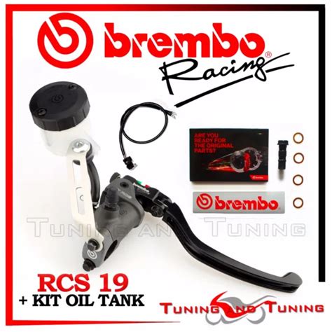 POMPA FRENO ANTERIORE Radiale Brembo Rcs 19X18 20 Kit Serbatoio Olio