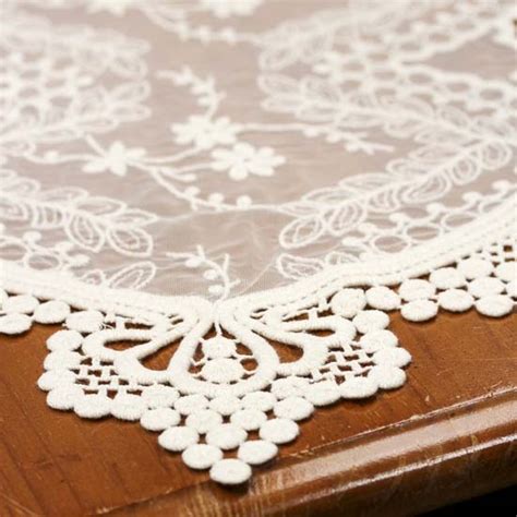 Vintage Inspired Ivory Lace Table Runner Textiles And Linens Home