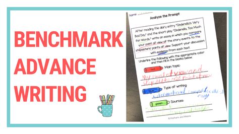 Writing With Benchmark Advance Markers Minions