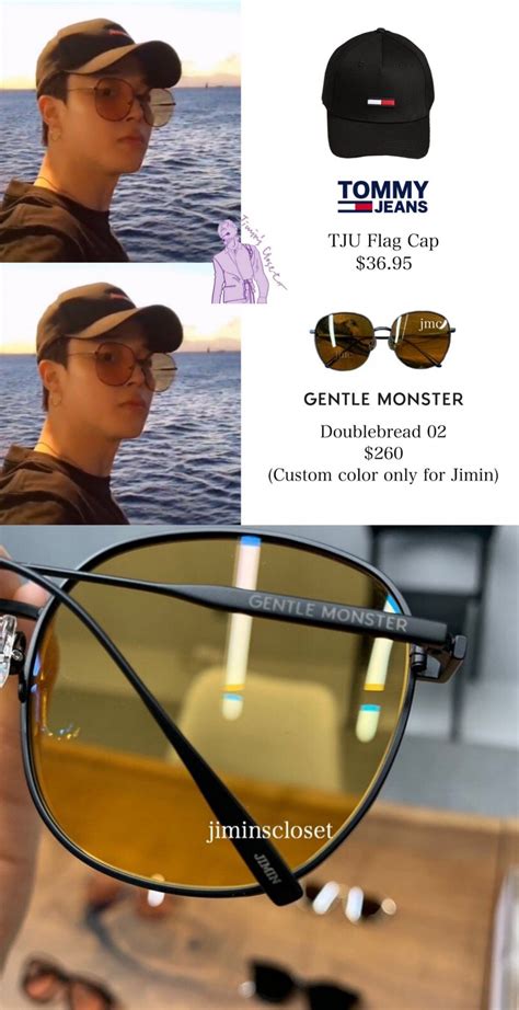 Bts Jimin The Most Fashionable Idol Received Several Custom Made Sunglasses From Gentle Monster