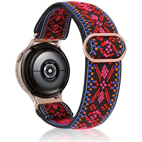 Toyouths 20mm Stretchy Nylon Loop Band Compatible With Samsung Watch 5watch 5 Progalaxy Watch