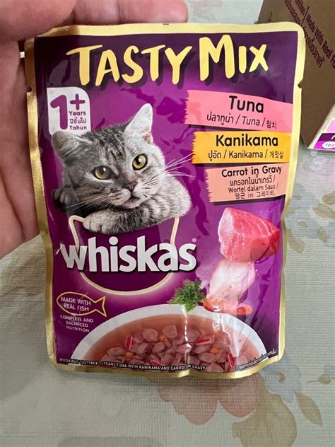 Whiskas Tasty Mix Wet Cat Food In Pouch Adult Grams Year Plus Pet