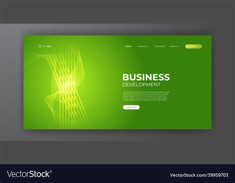 Landing pages templates set for marketing modern Vector Image