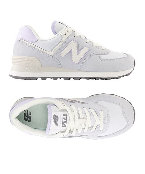 New Balance 574 Femmes Gris Fag2 Lifestyle Chaussures Basket