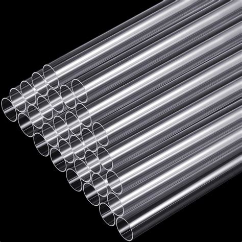 Amazon Uxcell Clear Rigid Pvc Pipe Mm Id X Mm X