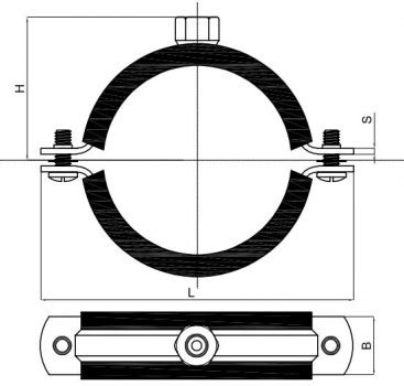 Хомут для труб, (хомуты трубные металлические сантехнические ...