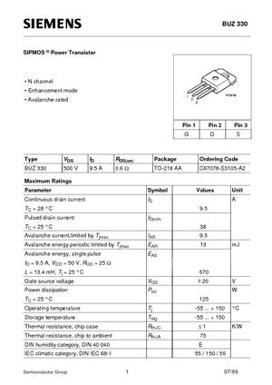 Buz330 Datasheet Esquemas Eletronica PT