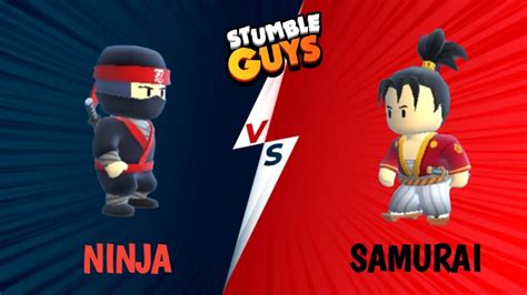 Stumble Guyswar Skins Ninja Vs Samurai Live Stumble Guys