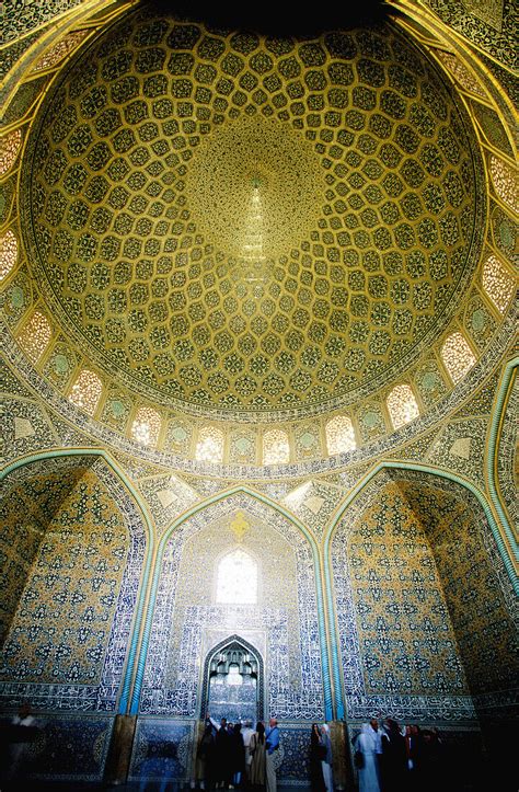 Sheikh Lotfollah Mosque Isfahan Iran License Image