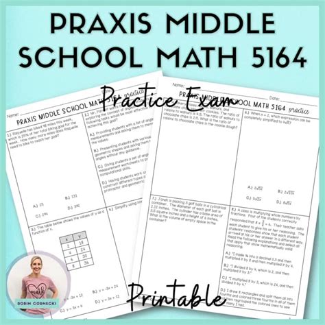 Middle School Math Practice Test