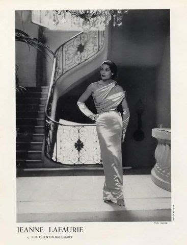 Jeanne Lafaurie 1950 Evening Dress Fashion Photography EasyNip Dress