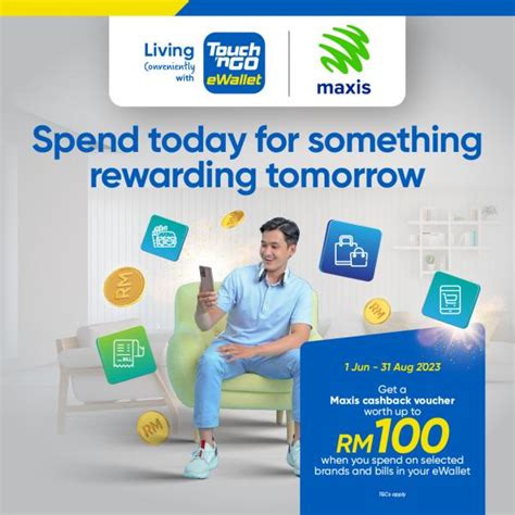 Touch N Go Ewallet Free Maxis Up To Rm Cashback Voucher Promotion