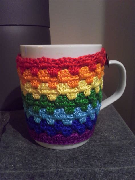 Rainbow Fundas De Ganchillo Artesan A De Crochet Manualidades