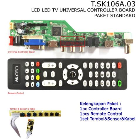 Jual Paket Standard Universal Controller Board LCD LED TV SKR 03