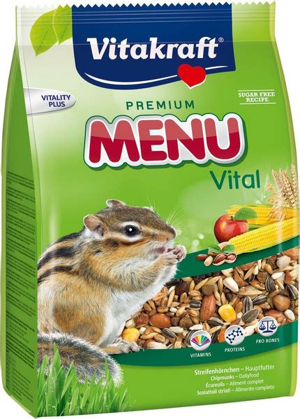 Корм для белок и бурундуков Vitakraft "Premium Menu", 600 г - купить с ...
