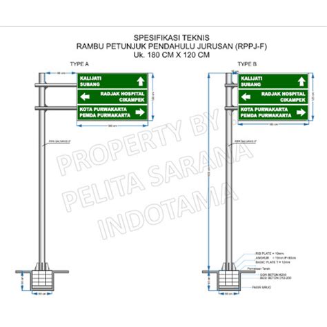 Jual RAMBU PETUNJUK ARAH Kota Bekasi PT PELITA SARANA INDOTAMA