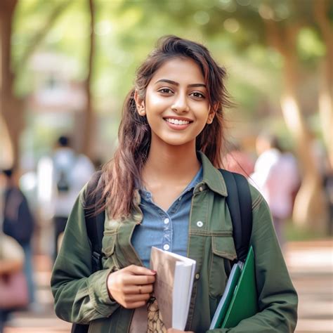 Premium Photo A Photo Of A Young Indian Woman In Her Mid 20s College