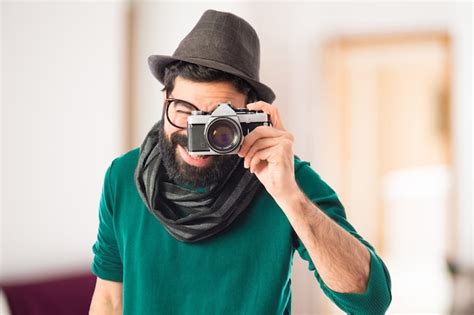 Hombre Fotografiando Foto Gratis