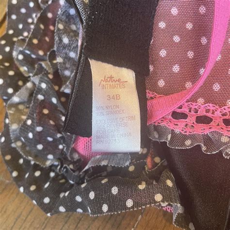 Y2k Vintage Lingerie From Debs Pink Polka Dot Apron Depop