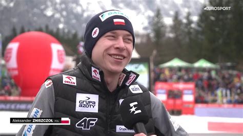 Skoki narciarskie Planica 2024 Aleksander Zniszczoł po czwartkowych