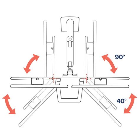 Ergotron HX Desk Dual Monitor Arm Biały uchwyt biurkowy na dwa