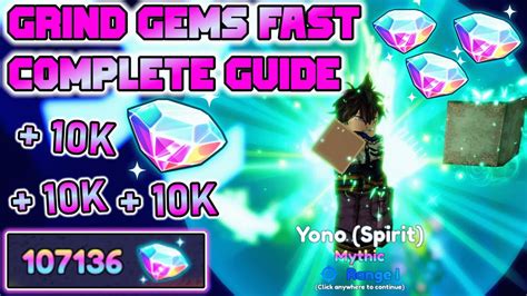 HOW TO GRIND GEMS FAST IN ANIME ADVENTURES MAXIMIZE THE GEMS YOUR