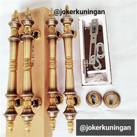 Jual PROMO Handle Pintu Rumah Gagang Pintu Rumah Kuningan Tarikan