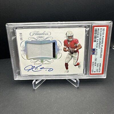 Panini Flawless Kyler Murray Rookie Patch Auto Rpa Rc Silver