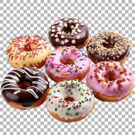 Premium Psd Donut On Transparent Background