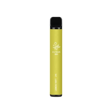 Elf Bar Lemon Tart Disposable Disposables From Smokshop Uk