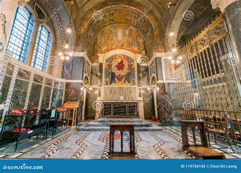 Interior View of the Westminster Cathedral Stock Photo - Image of ...