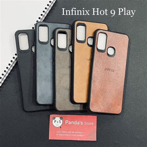 Jual Leather Case Infinix Hot Play Softcase Kulit Elegan Casing Slim Fit Shopee Indonesia