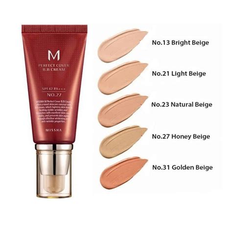 Missha My Perfect Cover BB Cream 27 Honey Beige SPF42 PA+++ | Buy Online