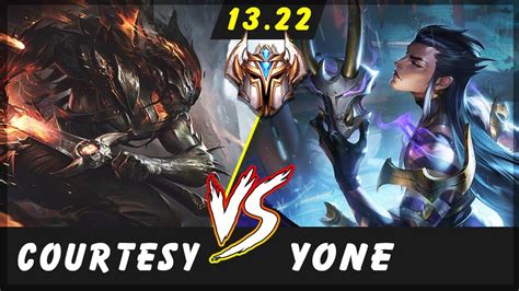 Courtesy Yasuo Vs Yone Mid Patch Yasuo Gameplay Youtube