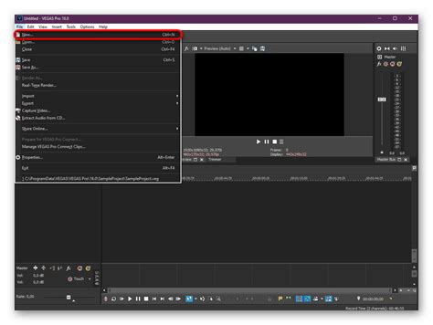 Видео в видео в Sony Vegas