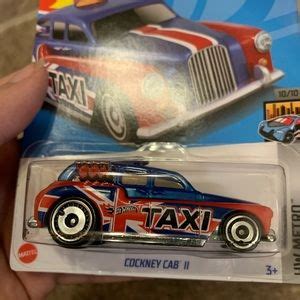 Mattel Toys Hot Wheels Cockney Cab Ii Blue Hw Metro