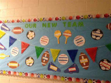 Sports Bulletin Board School Sports Theme Classroom Decorations