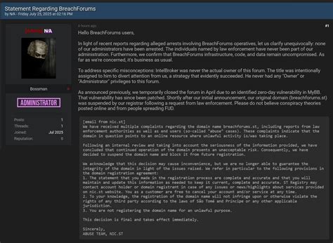 BreachForums Resurfaces on Original Dark Web (.onion) Address ...