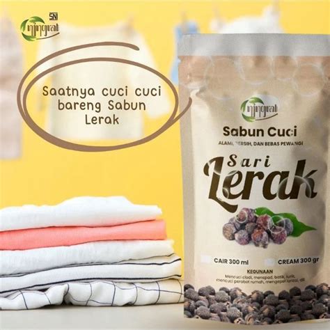 Jual Sabun Lerak Cream Sabun Ramah Lingkungan Sabun Lerak Ramah