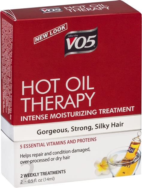 Alberto Vo5 Moisturizing Hot Oil Treatment 05 Ounce 2 Count Tubes Pack Of 6