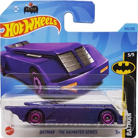 Hot Wheels Batmobile Batman The Animated Series 5 5 HKH00 Short Card DC Mor