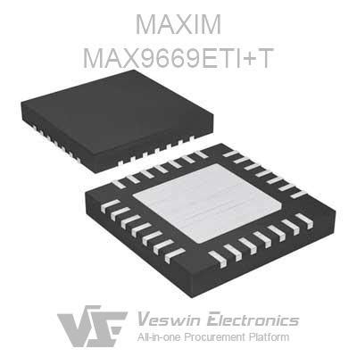 MAX9669ETI T MAXIM High Speed Broadband Op Veswin Electronics