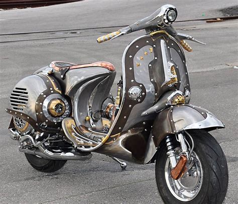 Guardian Astonishing Steampunk Vespa By Pulsar Projects Autoevolution