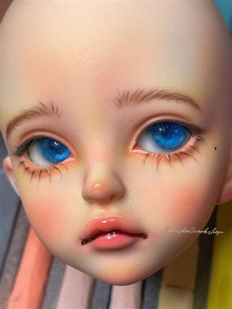 Hello Sharing My Two Most Recent Finished Face Ups 🥰🥰 R Bjd