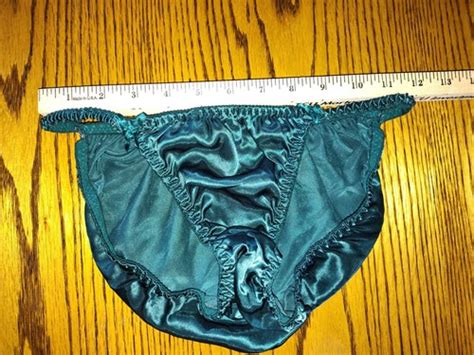 Sexy Satin Panty Silky String Bikini Panties Gem