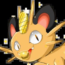 Shiny Meowth by PenAndPapers on Newgrounds